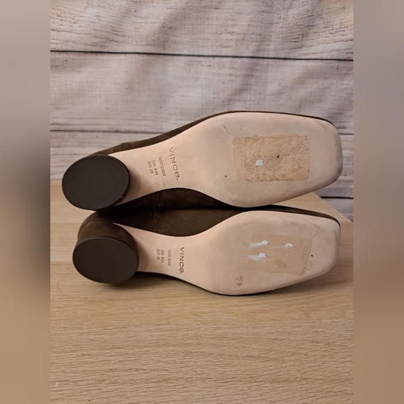 Vince Brown Suede Ankle Boots - Picture 8 of 10